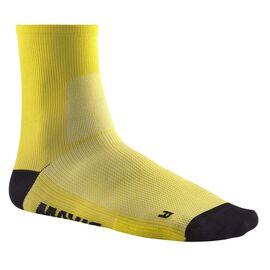 Велоноски MAVIC ESSENTIAL Mid, жёлтый, 2022, LC1103800/C11038, Вариант УТ-00354440: Размер: 35/38, Цвет: Жёлтый, изображение  - НаВелосипеде.рф