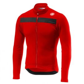 Веломайка Castelli PURO 3, длинный рукав, серебристо-серый/красный, 4518511, Вариант УТ-00354817: Размер: L, Цвет: Серебристо-серый/красный, изображение  - НаВелосипеде.рф