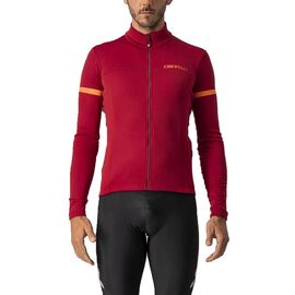 Веломайка Castelli FONDO 2 FZ, длинный рукав, красный, 4521513, Вариант УТ-00354873: Размер: L, Цвет: Красный, изображение  - НаВелосипеде.рф