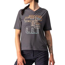 Футболка Castelli TRAIL TECH TEE, женская, темно-серый, 4522054, изображение  - НаВелосипеде.рф