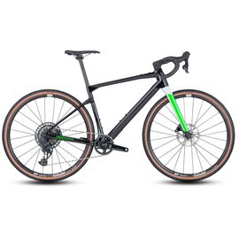 Велосипед гравел BMC URS 01 FOUR, 28", Black/Green. 2023, URS01Four, Вариант УТ-00354966: Размер: L (170-180 см), Цвет: Black/Green, изображение  - НаВелосипеде.рф