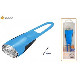 Фара велосипедная передняя GUEE CAMARO, 4 Super LED Ligh, водонепроницаемый, блистер, синий/черный, GU-SLA2-FA1-BE, изображение  - НаВелосипеде.рф