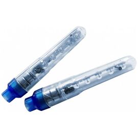 Комплект световых насадок на ниппель Vinca Sport (3 крас. диода, 2 голуб. диода) VL 503C-3, изображение  - НаВелосипеде.рф