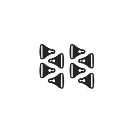 Застежки к наколенникам Leatt Hybrid+X-Frame Buckle Kit Pair, Black, OS, 2024, 4018663080, изображение  - НаВелосипеде.рф