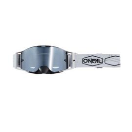 Маска O'Neal B-30 Goggle HEXX V.22 black/white - silver mirror, 6032-201, изображение  - НаВелосипеде.рф