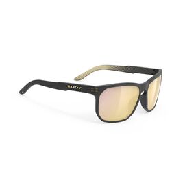 Очки Rudy Project SOUNDRISE Black Matte - Multilaser Gold, SP135706-0003, изображение  - НаВелосипеде.рф