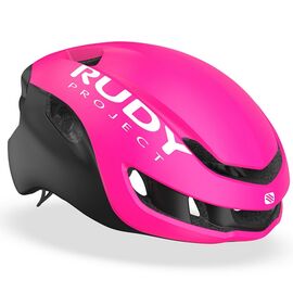 Велошлем шоссейный Rudy Project NYTRON, Pink Fluo - Black, HL770092, Вариант УТ-00355973: Размер: L (59-61 см), Цвет: Pink Fluo - Black, изображение  - НаВелосипеде.рф