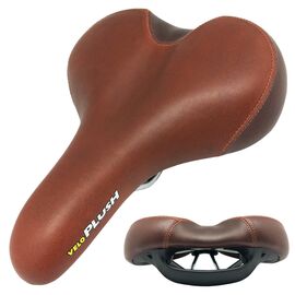 Седло велосипедное VELO VL-6221, комфорт, 270х210мм, основа D2, эластомерное, 6-146221, изображение  - НаВелосипеде.рф