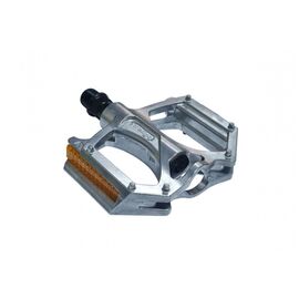 Педали WELLGO, MTB, алюминий, ось из бористой стали, 9/16", подшипники: DU, 100х100x27мм, 348г, светлые, M195DU, изображение  - НаВелосипеде.рф