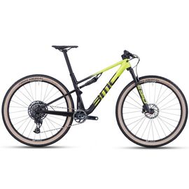 Велосипед MTB BMC Fourstroke 01 TWO GX Eagle AXS, 29", 2023, FS01TWO, Вариант УТ-00356112: Размер: L (178-188 см), Цвет: Yellow/Black, изображение  - НаВелосипеде.рф