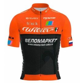 Майка короткий рукав Biemme Velomarket Team мод. Ranka оранжевый, AB12B1082M, Вариант УТ-00356610: Размер: L, изображение  - НаВелосипеде.рф
