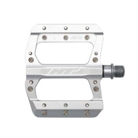 Педали HT AE12 Silver, AE12XX1J02G1X1, изображение  - НаВелосипеде.рф