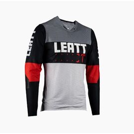 Велоджерси Leatt MTB Gravity 4.0 Jersey, Titanium, S, 2023, 5023036051, изображение  - НаВелосипеде.рф