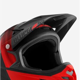 Козырек к шлему Bluegrass Visor Intox, Black/Red, OS, 2024, 5VISG0900NR, изображение  - НаВелосипеде.рф