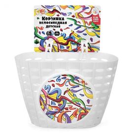 Корзинка детская на руль Vinca Sport для велосипеда, белая, 200x150x130мм, Cool, P 06 Cool white, изображение  - НаВелосипеде.рф