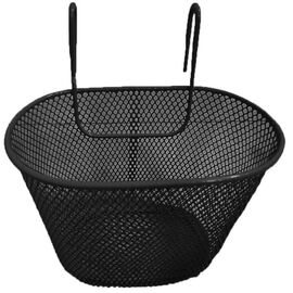 Корзинка Vinca Sport на самокат или детский велосипед стальная, 240x150x150мм, черная, P 09 black Player, изображение  - НаВелосипеде.рф
