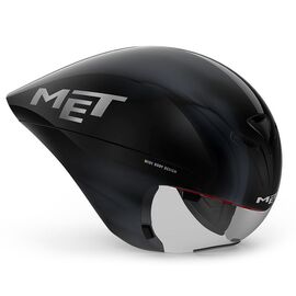 Велошлем Met Drone Wide Body, Black Iridescent, 2024, 3HM100CE00LNO4, Вариант УТ-00357245: Размер: L, Цвет: Black Iridescent, изображение  - НаВелосипеде.рф
