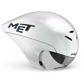 Велошлем Met Drone Wide Body, White Iridescent, 2024, 3HM100CE00LBI3, Вариант УТ-00357246: Размер: L, Цвет: White Iridescent, изображение  - НаВелосипеде.рф