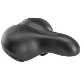 Седло HOGGER, комфорт 250x215 мм, унисекс, эластомер, черное , SDHG50215E0BK, изображение  - НаВелосипеде.рф