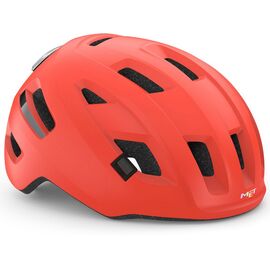 Велошлем Met E-Mob, Coral, 2024, 3HM153CE00MOR1, Вариант УТ-00357254: Размер: M, Цвет: Coral, изображение  - НаВелосипеде.рф