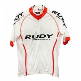 Майка Rudy Project Race PRO, короткий рукав, бело-красный, RP10, Вариант УТ-00353068: L, Цвет: Белый/красный, изображение  - НаВелосипеде.рф
