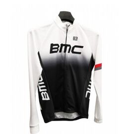 Майка Biemme Team BMC, длинный рукав бело-черный, AB14B0182M, Вариант УТ-00357483: Размер: S, Цвет: Белый/черный, изображение  - НаВелосипеде.рф