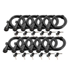 Замок Syncros SL-07 10x1850mm 12-ШТ essentials (black), ES281289-0001, изображение  - НаВелосипеде.рф