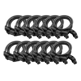 Замок кодовый Syncros SL-03 10x1800mm 12-ШТ essentials blac, ES281285-0001, изображение  - НаВелосипеде.рф