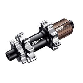 Втулка Bitex BOOST для MTB со стальным барабаном Shimano, задняя, под сквозную ось 12 мм, BX402R32H-12-148STBK_STHG , изображение  - НаВелосипеде.рф