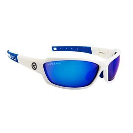Очки велосипедные KELLYS PROJECTILE, оправа белая, линзы дымчато-синие, Sunglasses KELLYS Projectile - Shiny White, изображение  - НаВелосипеде.рф