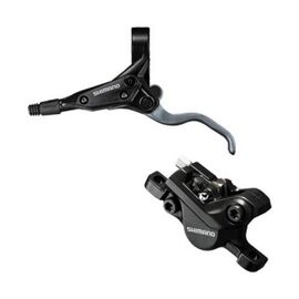 Тормоз Shimano M425, дисковый, левый передний, пластиковая колодка, 1000 мм, EM425LFPRA100, изображение  - НаВелосипеде.рф