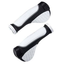 Грипсы велосипедные BBB InterFix, 132mm, черно-белые, BHG-42, изображение  - НаВелосипеде.рф