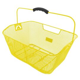 Велокорзина M-WAVE, задняя, на багажник, желтый, 5-431616, изображение  - НаВелосипеде.рф
