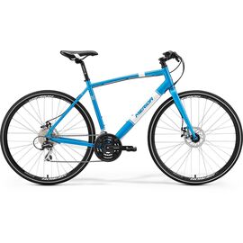 Городской велосипед Merida Crossway Urban 20-MD Fed 2017, Вариант УТ-00037419: Рама: 46cm (Рост: 175 - 180 cm), Цвет: сине-белый, изображение  - НаВелосипеде.рф