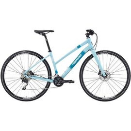 Женский велосипед Merida Crossway URBAN 500-Lady 2016, Вариант УТ-00037288: Рама: 50 (Рост: 178 - 185см), Цвет: синий , изображение  - НаВелосипеде.рф