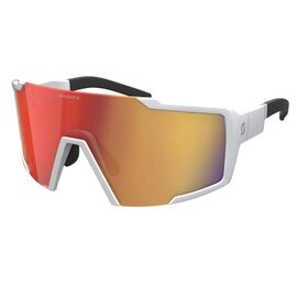 Очки SCOTT Shield white matt/red chrome, ES275380-0196192, изображение  - НаВелосипеде.рф