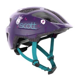 Шлем SCOTT Spunto Kid  (CE) deep purple/blue, ES275235-6932, изображение  - НаВелосипеде.рф
