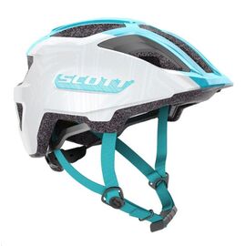 Шлем SCOTT Spunto Junior (CE) pearl white/breeze blue, ES275232-6931, изображение  - НаВелосипеде.рф