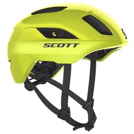 Велошлем SCOTT La Mokka Plus (CE), radium yellow, 2023, ES288591-6519, изображение  - НаВелосипеде.рф