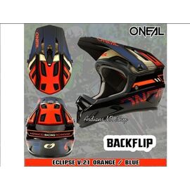 Шлем O´Neal BACKFLIP Helmet ECLIPSE orange/blue S (55/56 cm), 0500-362, изображение  - НаВелосипеде.рф