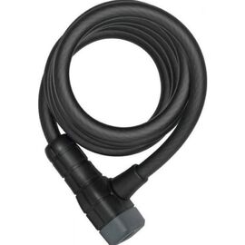 Замок вело ABUS трос на ключе Steel-O-flex 6512K/180см BK SR Booster класс защиты 4/15 черный, 05-0061470, изображение  - НаВелосипеде.рф