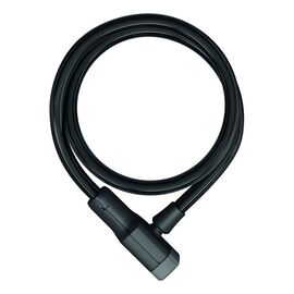 Замок вело Abus трос на ключе 6412K/85см BK Racer 12мм, класс защиты 4/15 черный, 05-0040804, изображение  - НаВелосипеде.рф