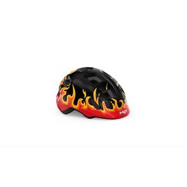 Велошлем детский Met Hooray Black Flames, S, 2024,  3HM144CE00SBF1, изображение  - НаВелосипеде.рф