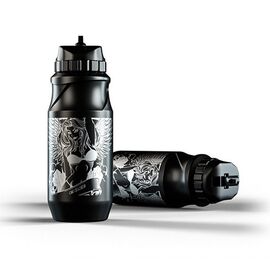 Велобутылка Enlee RR-20 Girl Blk, 0,6 л, черная, ARV000239, изображение  - НаВелосипеде.рф