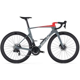 Велосипед шоссейный BMC Teammachine R 01 THREE SRAM Force eTap AXS 2x12, 28", Grey/Red, 2024, TM R01Three, Вариант УТ-00358539: Размер: 51 (166-174 см), Цвет: Grey/Red, изображение  - НаВелосипеде.рф