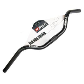 Руль велосипедный 4BIKE ARV-HB-14-61025S, W:610*44°, D:25.4 мм, алюминиевый, черный, ARV000407, изображение  - НаВелосипеде.рф