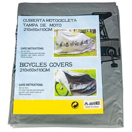 Тент для велосипеда 4BIKE BL-M-003, ПВХ, 210х60х110 см, ARV000385, изображение  - НаВелосипеде.рф