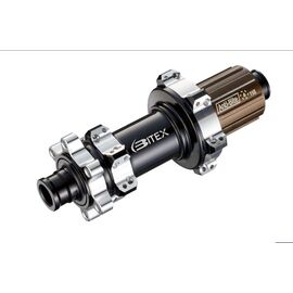 Втулка Bitex BOOST для MTB со стальным барабаном Shimano, задняя, под сквозную ось 12 мм, ширина, BX404R28H-12-148BK_STH, изображение  - НаВелосипеде.рф