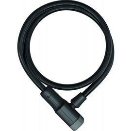 Велозамок ABUS трос на ключе Steel-O-flex 5410K/85см BK SCLL Primo класс защиты 3/15 с крепленим, черный, 05-0040800, изображение  - НаВелосипеде.рф