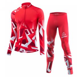 Костюм лыжный, мужской Loeffler WORLDCUP 23 red, EL27202-551, Вариант УТ-00358911: 48, изображение  - НаВелосипеде.рф